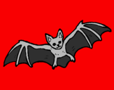 Desenho Morcego a voar pintado por renan 