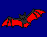 Desenho Morcego a voar pintado por gabrieli  e gian lucas