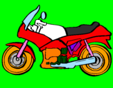 Desenho Motocicleta pintado por diogo