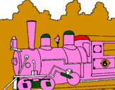 Desenho Locomotiva  pintado por GABRIEL PEREIRA