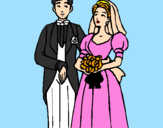 Desenho Marido e esposa III pintado por bia