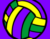 Desenho Bola de voleibol pintado por ygor cezar