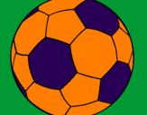 Desenho Bola de futebol II pintado por Papadesenhos