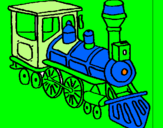 Desenho Comboio pintado por iury