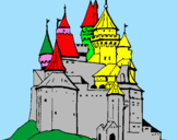 Desenho Castelo medieval pintado por alvaro gostoso