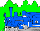 Desenho Locomotiva  pintado por marcos