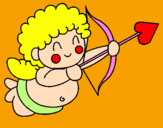 Desenho Cupido  pintado por Roselia 