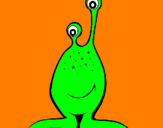 Desenho Mini-extraterrestre pintado por gigi