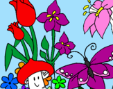Desenho Fauna e Flora pintado por Gatinha