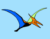Desenho Pterodáctilo pintado por TARCiSiO