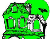 Desenho Casa do mistério pintado por nauany