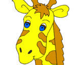 Desenho Cara de girafa pintado por tony