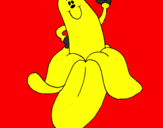 Desenho Banana pintado por rita