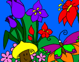 Desenho Fauna e Flora pintado por priscilla 
