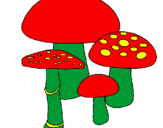 Desenho Cogumelos pintado por Gogumelo de ìsis