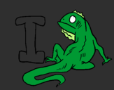 Desenho Iguana pintado por FELIPE