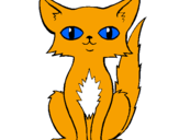 Desenho Gato persa pintado por super gato