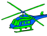 Desenho Helicoptero  pintado por magda ctba