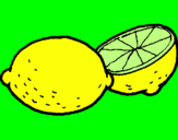 Desenho Limão pintado por LIMA