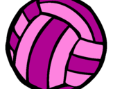 Desenho Bola de voleibol pintado por Lunna