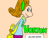 Desenho Horton - Sally O'Maley pintado por claudio