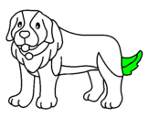 Desenho Cão pigmento pintado por BEN 10