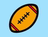 Desenho Bola de futebol americano II pintado por Diogo