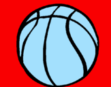 Desenho Bola de basquete pintado por riccardo