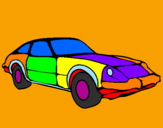 Desenho Carro desportivo pintado por Nathalia
