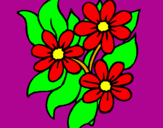 Desenho Florzitas pintado por laryssa