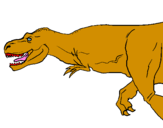 Desenho Tiranossaurus Rex pintado por anónimo