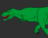 Desenho Tiranossaurus Rex pintado por pedro augusto