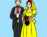 Desenho Marido e esposa III pintado por Ana Raquel