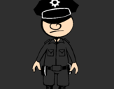 Desenho Agente de polícia pintado por MATHEUS