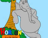 Desenho Horton pintado por carlos