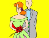 Desenho Marido e esposa II pintado por isabela
