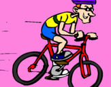 Desenho Ciclismo pintado por Pamela