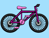 Desenho Bicicleta pintado por Isabela