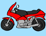 Desenho Motocicleta pintado por daniel