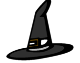 Desenho Chapéu de bruxa pintado por Moderadora Piu