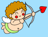 Desenho Cupido  pintado por Kkinhas