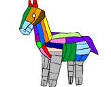 Desenho Cavalo de Tróia pintado por felipe