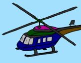 Desenho Helicoptero  pintado por meudesenhoeomelhordetodos