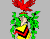 Desenho Escudo de armas e águia pintado por felipe fenix cavaleira
