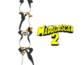 Desenho Madagascar 2 Pingüinos pintado por jaqueline cavalcanti