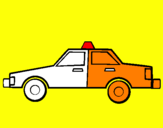 Desenho Taxi pintado por isaac