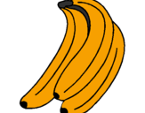 Desenho Plátanos pintado por eliana