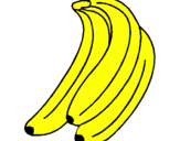 Desenho Plátanos pintado por wanessa