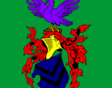 Desenho Escudo de armas e águia pintado por meu símbolo bryan