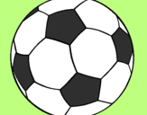 Desenho Bola de futebol II pintado por Isabela